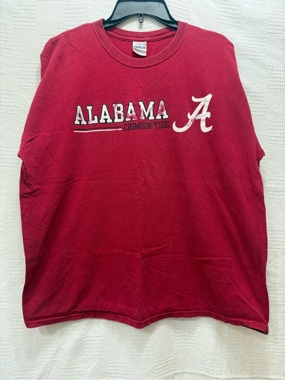 Gildan Crimson Alabama Kids Short Sleeve Tee